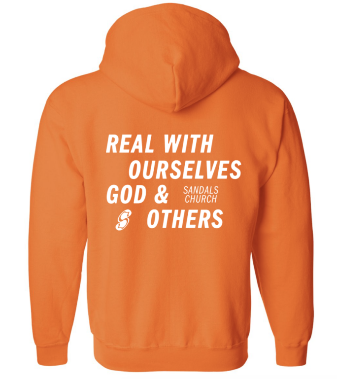 Orange Parking Volunteer Hoodie