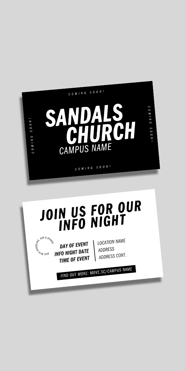 Info Night Invite Card