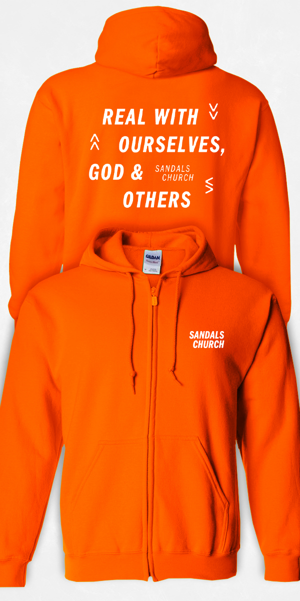Orange Parking Volunteer Hoodie