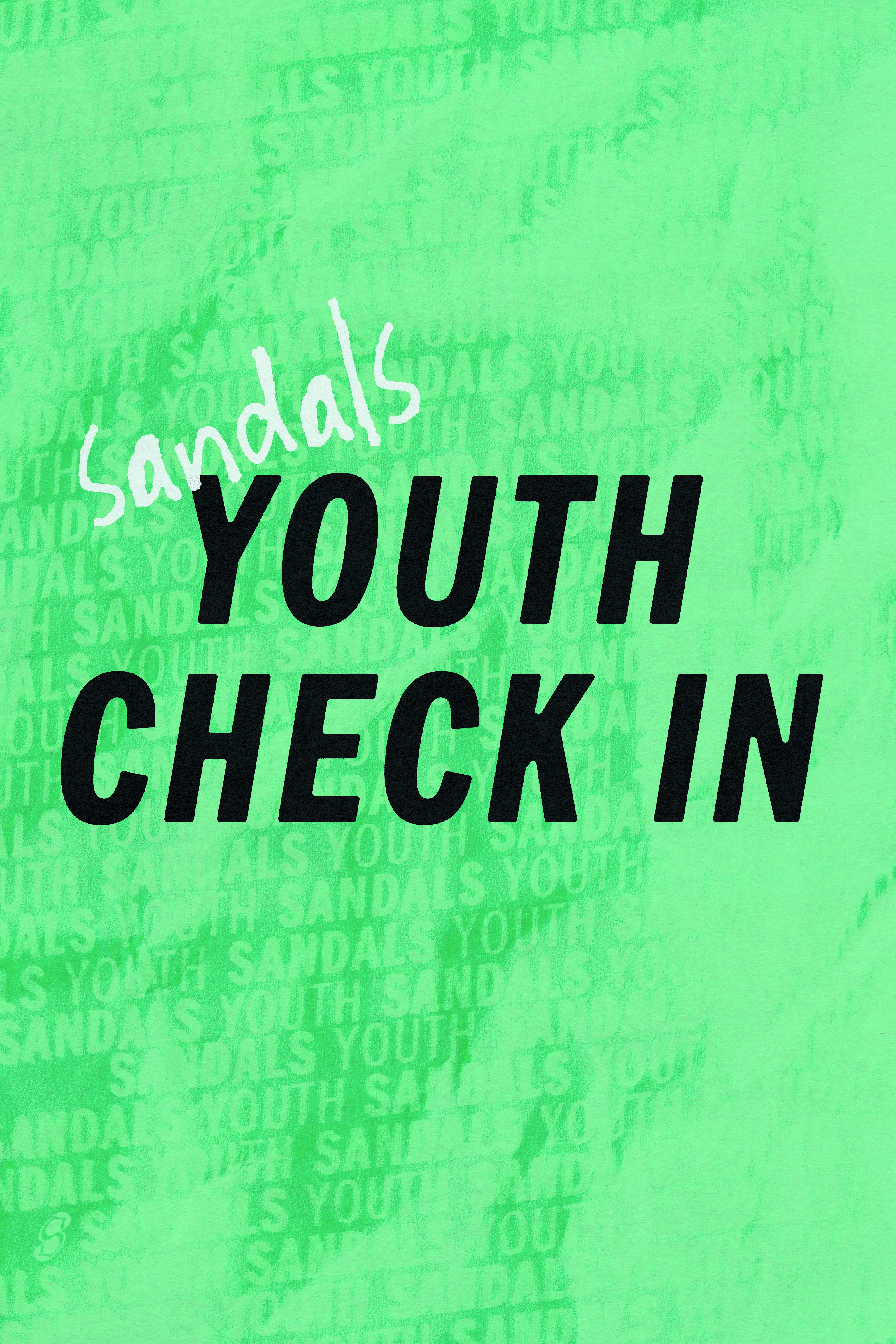 Youth Check in Sign