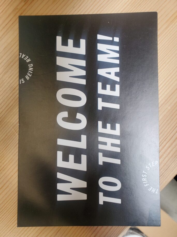 Groups - Welcome to the Team Card