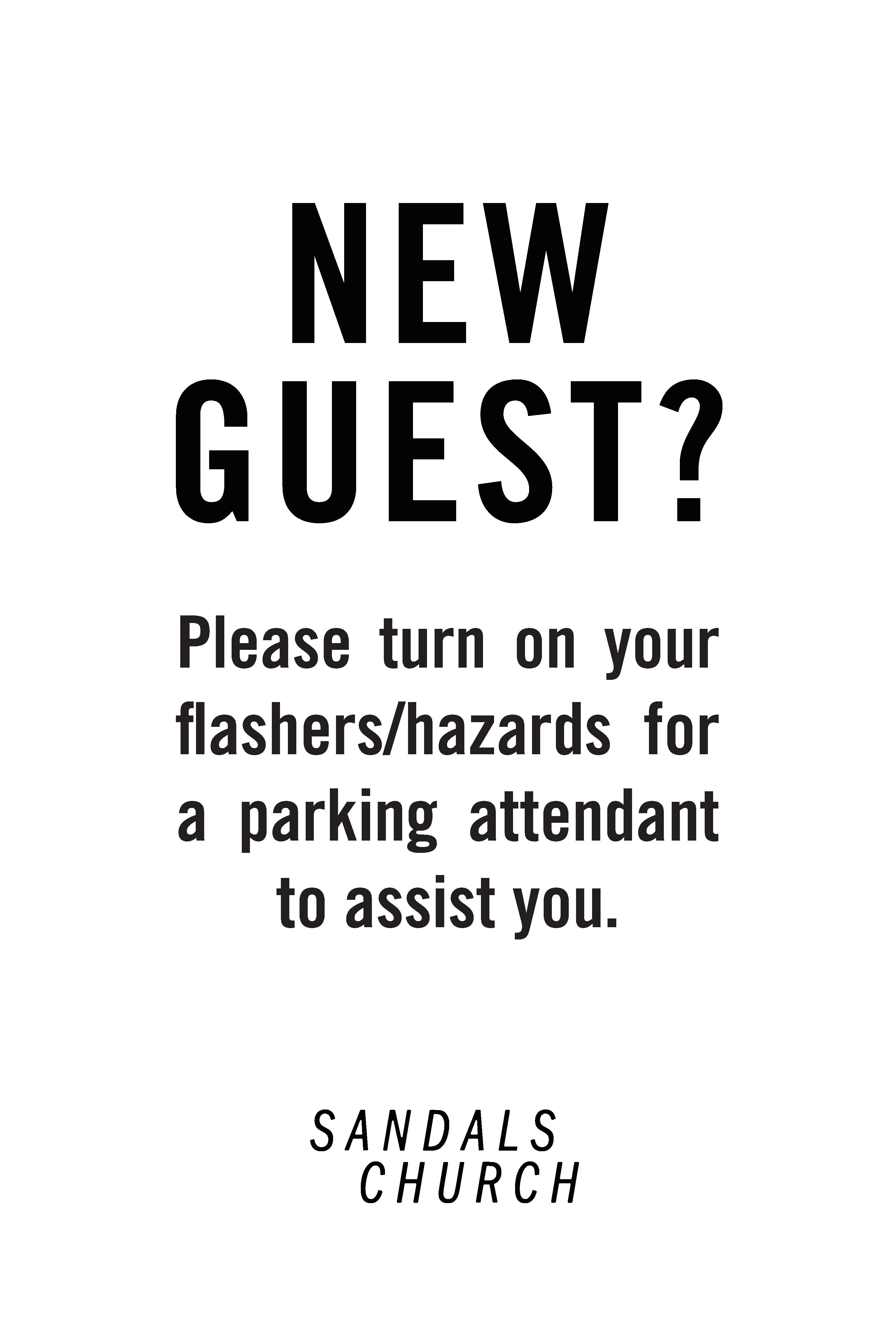 Parking New Guest A frame