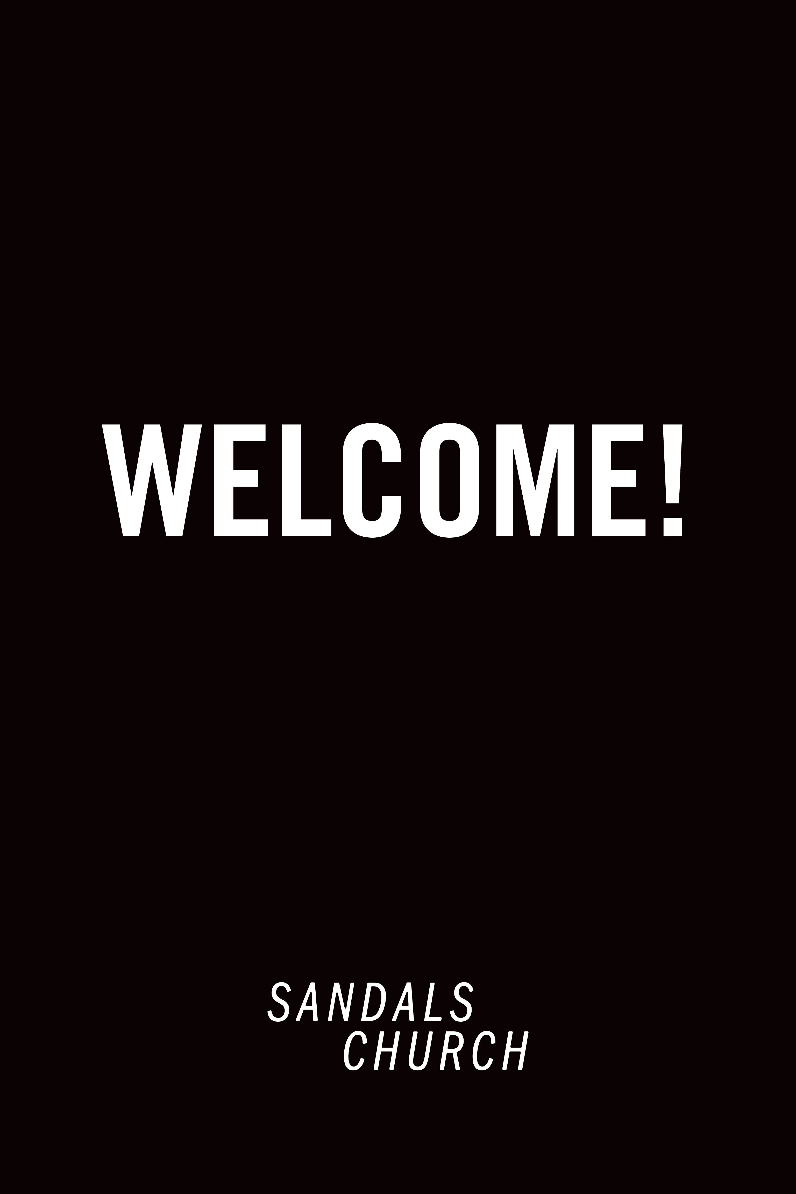 Welcome A Frame