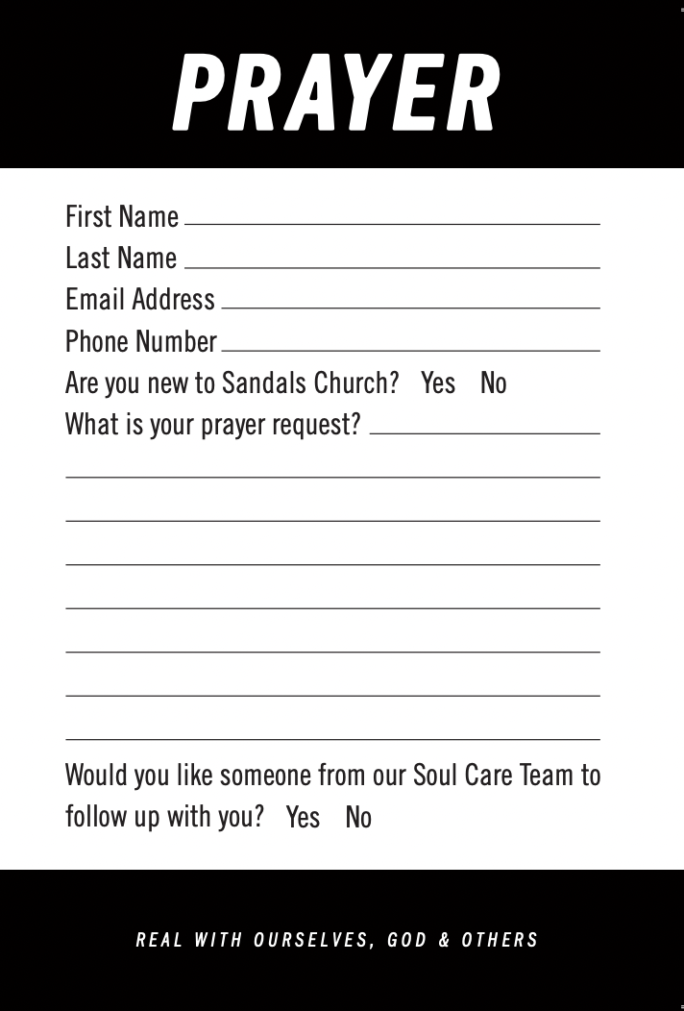 Prayer Card
