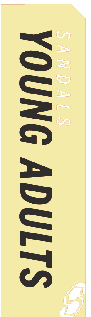Young Adult  feather flag
