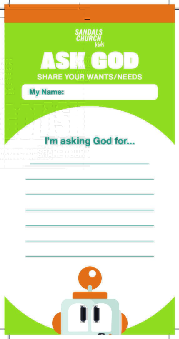 SCK Prayer and Praise Card