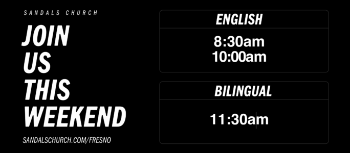 Service Times Banner - Single Sided 9' x 4'