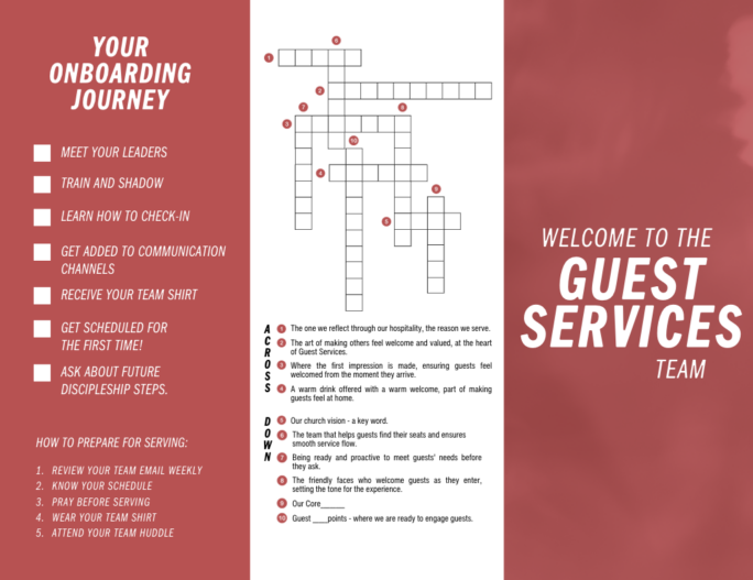 Guest Service Brochure