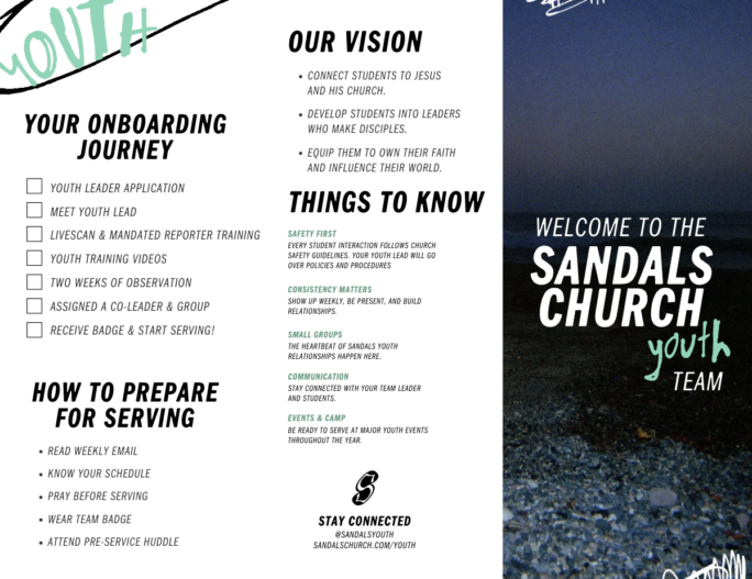 SCY Volunteer Onboarding Brochure