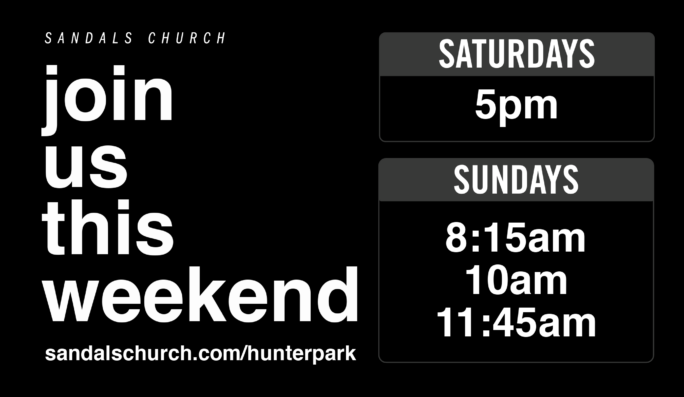 LARGE Service Times Banner - Single Sided 12'x7'