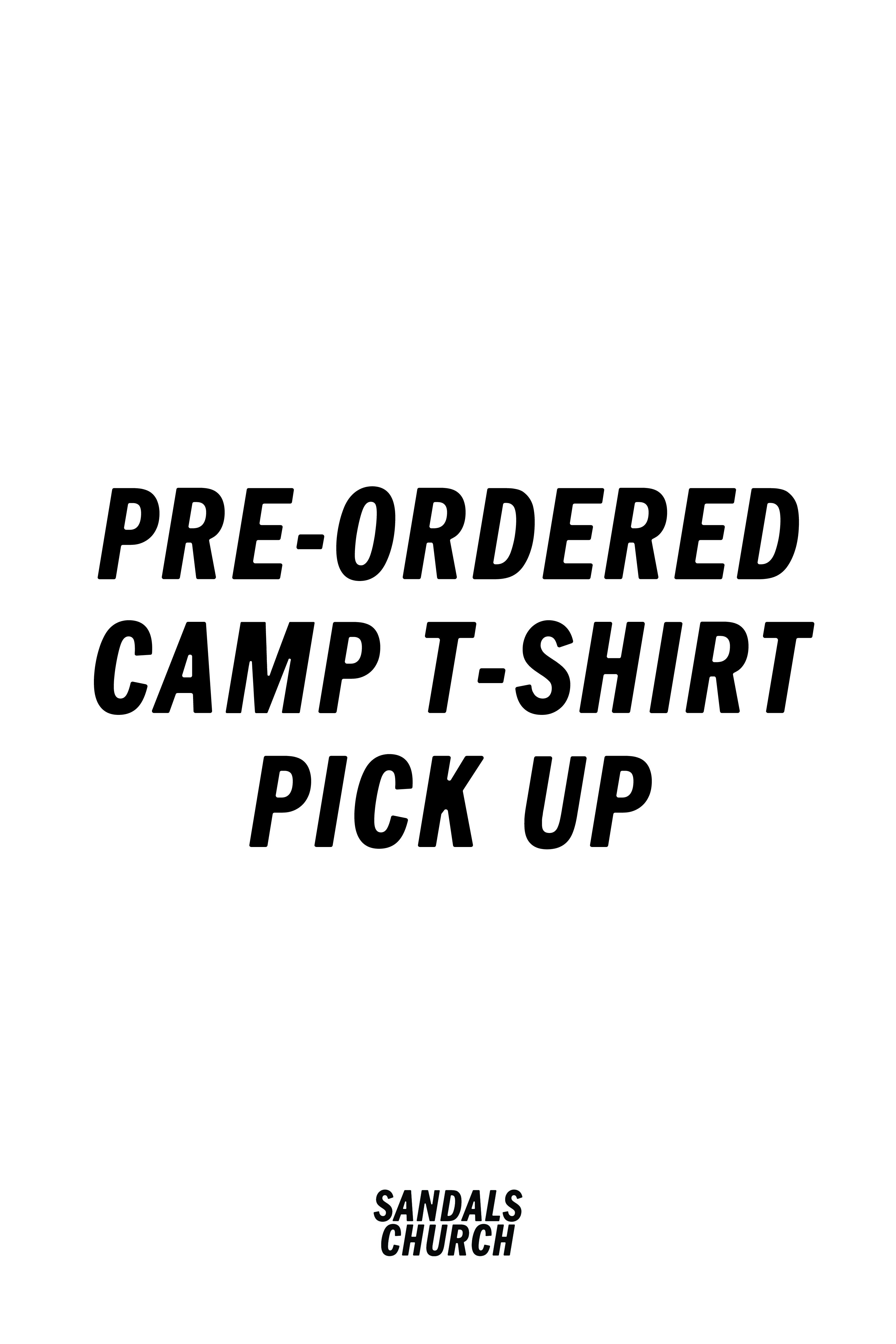 CAMP a frame - T shirt pick up