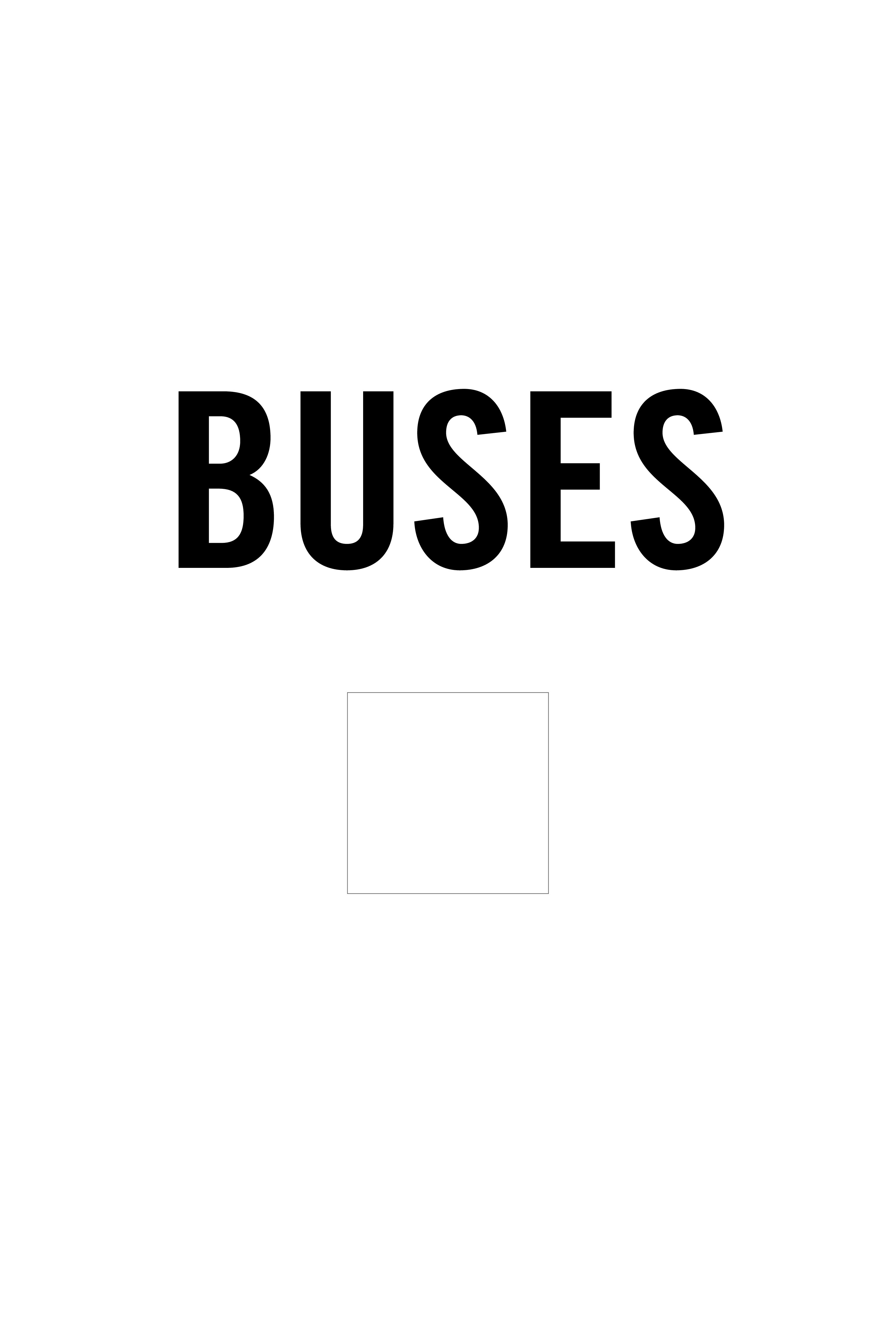 CAMP a frame - Buses with arrow