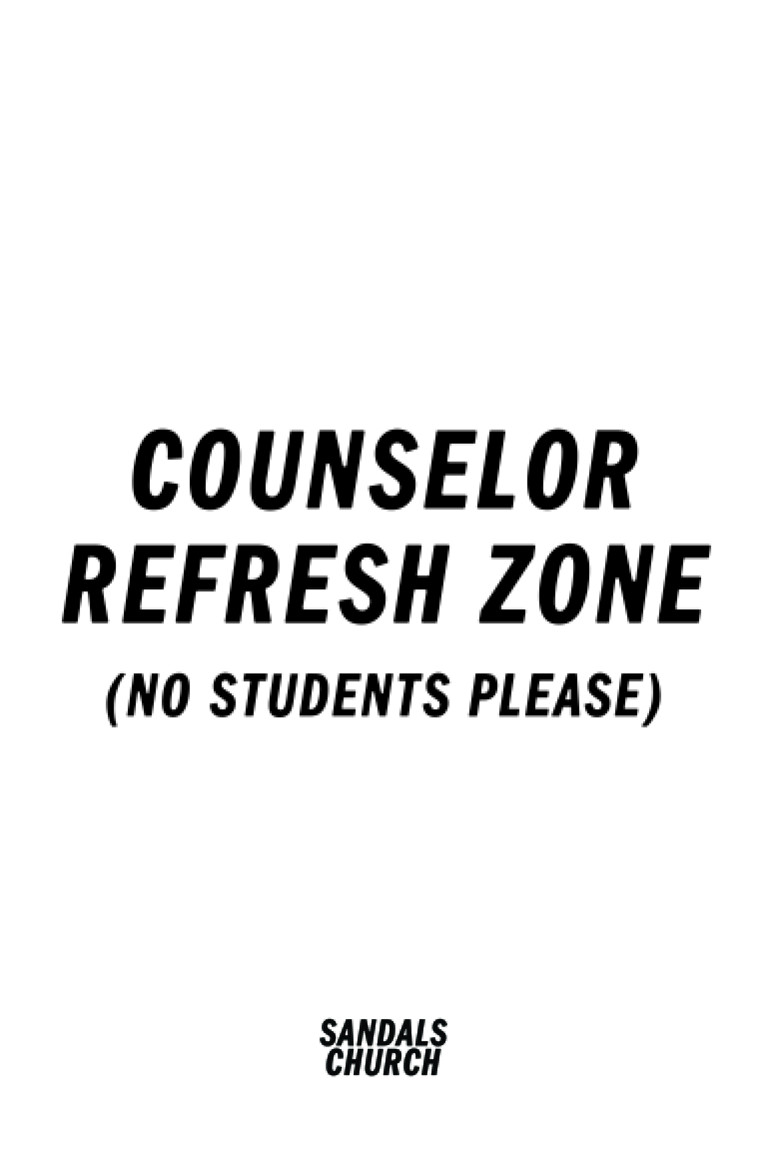 CAMP a frame - Counselor Refresh zone