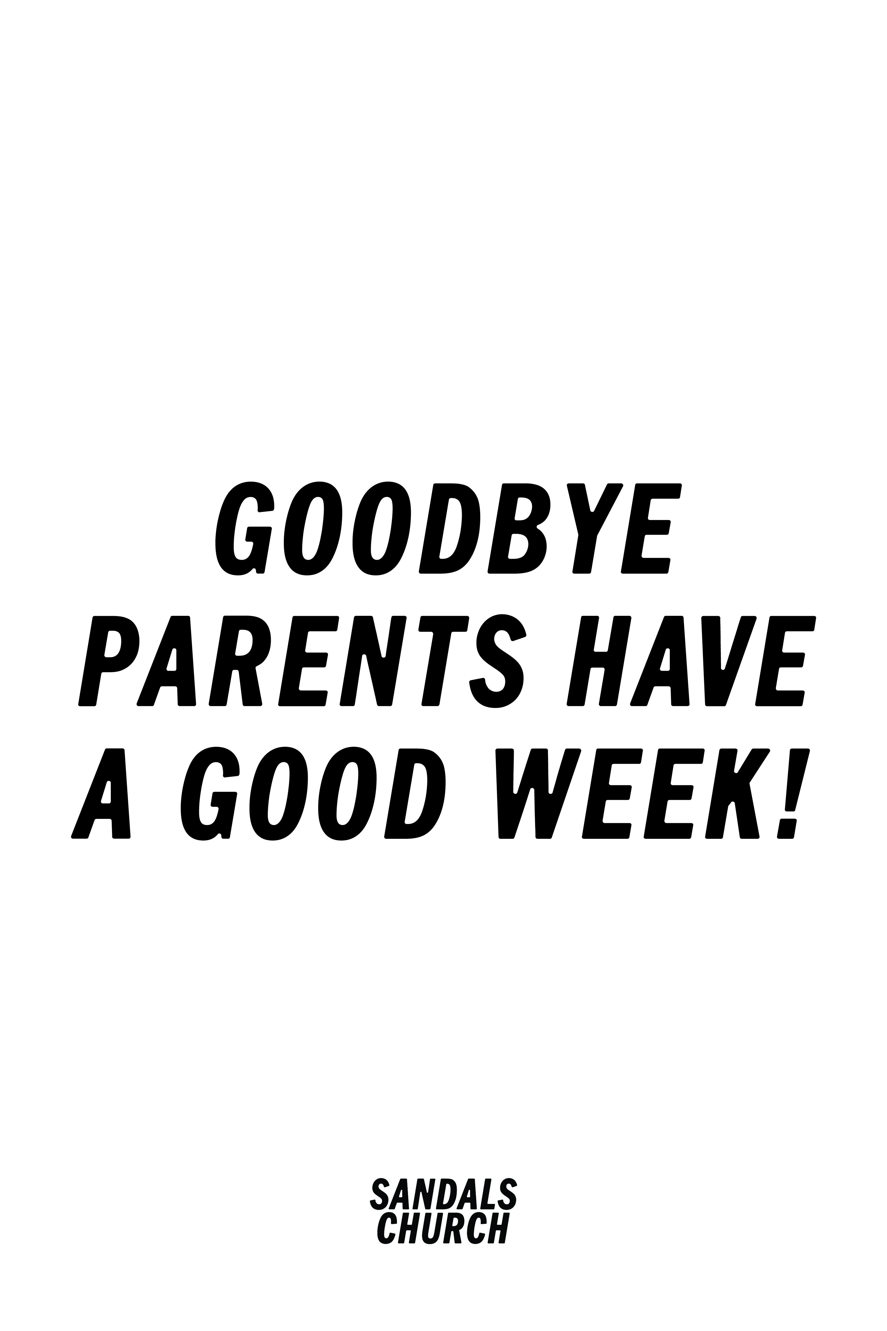 CAMP a frame - Goodbye parents